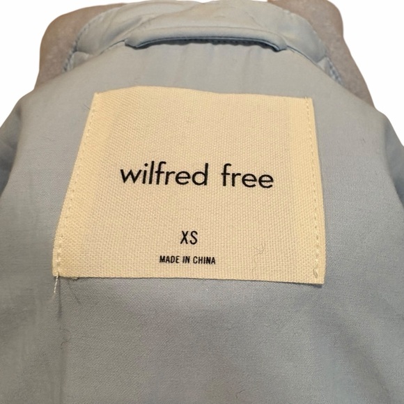 Aritzia | Wilfred Free | Merino Wool Shacket | Light Blue/Grey | Size XS | NWT ✨ - Picture 7 of 15